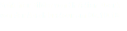 Seht hier Bilder von Christian Doerk von der Abschlusstour am 06.10.18